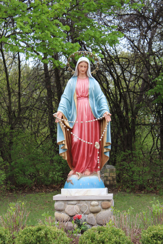 10’ metal Mary Statue